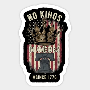 No-Kings-in-America-No Kings October 18 No Kings Day Sticker